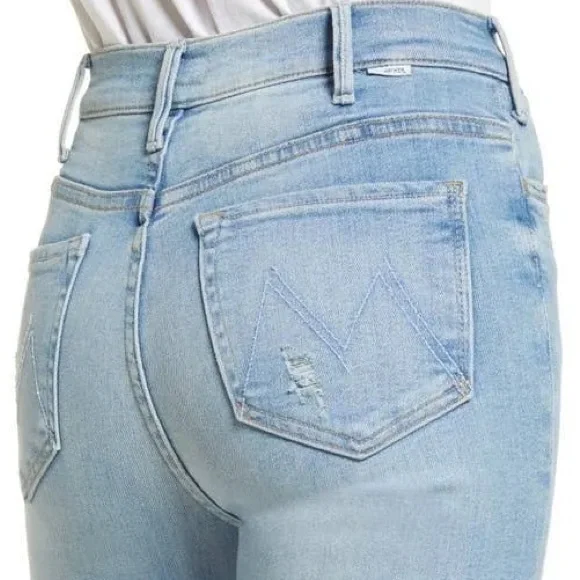 MOTHER Denim Jeans The Hustler Ankle Chew Jean